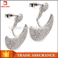 ladies of silver jewelry crystal fashion designs new model earrings